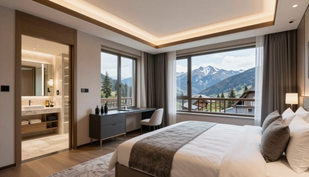 Интерьер номера в отеле Radisson Blu Resort Bukovel