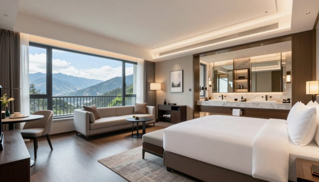 Номер категории люкс в отеле Twins Hotel & Spa