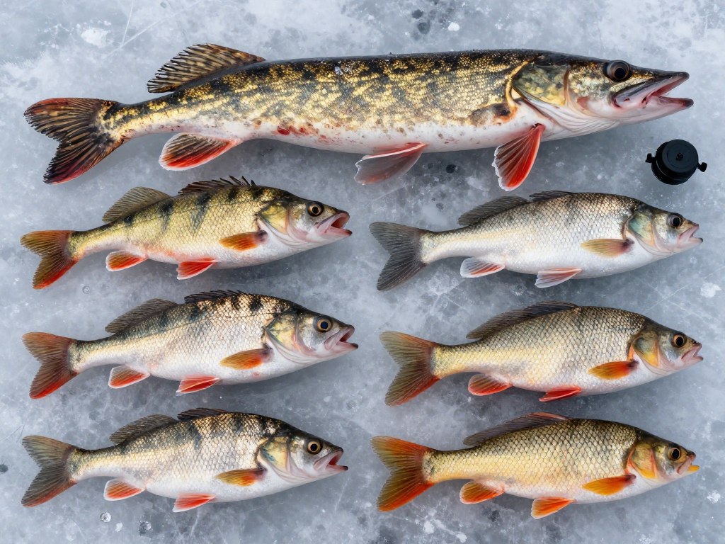Основные виды рыб для зимней рыбалки на Каменском водохранилище 2026